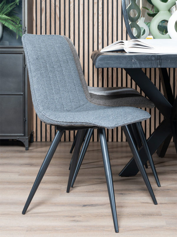 Eetkamerstoel Joppe Grey - Afbeelding 2