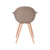 LABEL51 Eetkamerstoel Parma - Coffee - Kunststof - Oak Metal Woodcover - Afbeelding 5