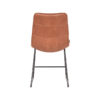 LABEL51 Eetkamerstoel Slim - Cognac - Microfiber - Black Frame - Afbeelding 5