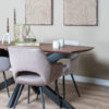 Eettafel Felix - Espresso Mangohout - 220 x 100 cm - Afbeelding 5