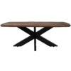 Eettafel Felix - Espresso Mangohout - 220 x 100 cm