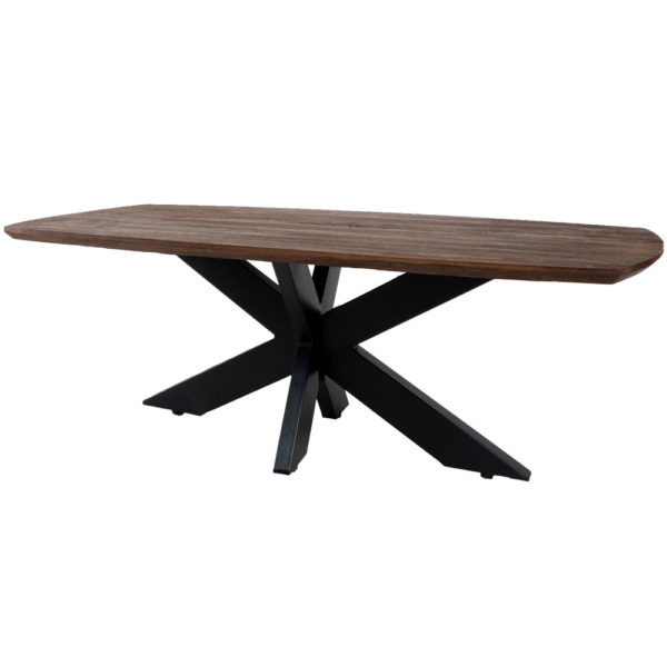 Eettafel Felix - Espresso Mangohout - 190 x 90 cm - Afbeelding 2