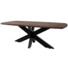 Eettafel Felix - Espresso Mangohout - 220 x 100 cm - Afbeelding 2