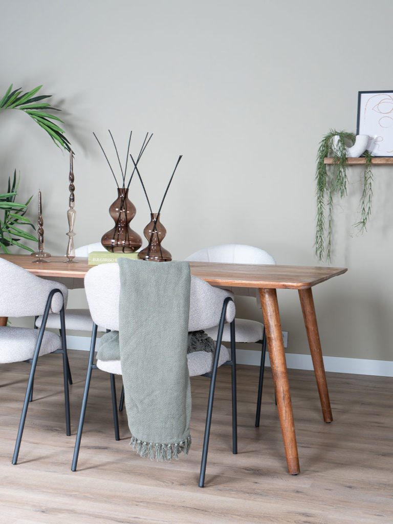 Eettafel James Bruin 200 x 100 cm - Afbeelding 2