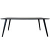 Eettafel James Zwart 200 x 100 cm