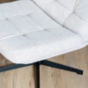 Fauteuil Aiden + Hocker - Bouclé - Naturel - Afbeelding 5