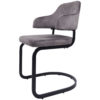 Eetkamerstoel Fox Antraciet 01 - Vintage Velvet - Afbeelding 2