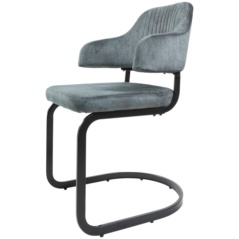 Eetkamerstoel Fox Army Green 21 - Vintage Velvet - Afbeelding 2