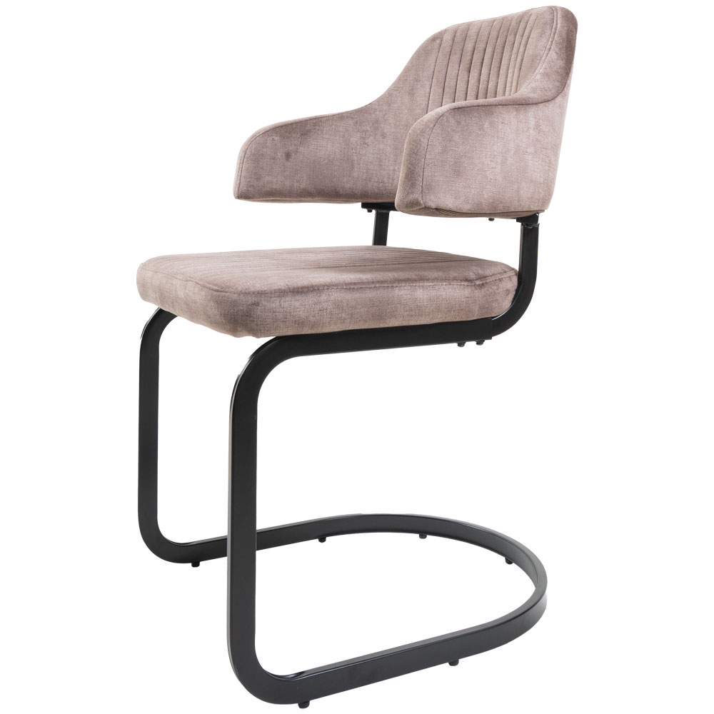 Eetkamerstoel Fox Taupe 08 - Vintage Velvet - Afbeelding 2