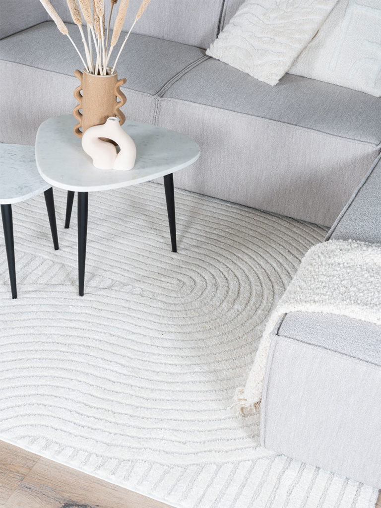 Vloerkleed Ella Cream 160 x 230 cm - Afbeelding 4