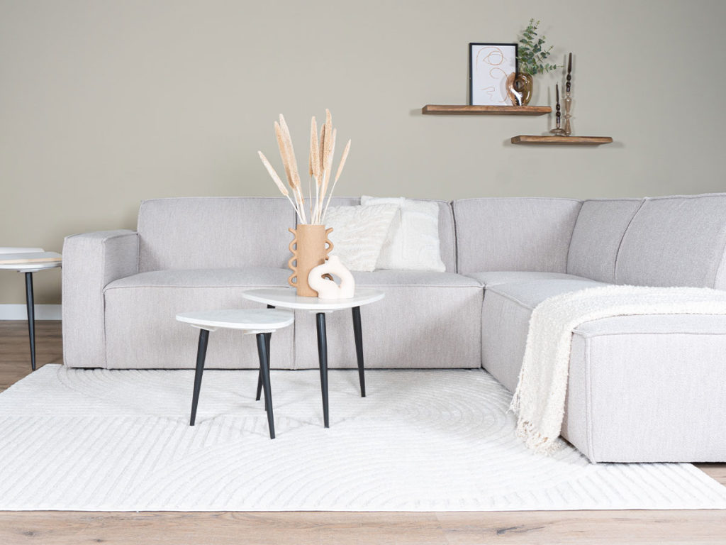 Vloerkleed Ella Cream 140 x 200 cm - Afbeelding 3