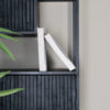 Kast Loek 210 x 80 cm - Zwart Mangohout - Afbeelding 3