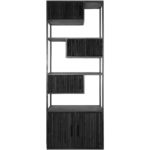 Kast Loek 210 x 80 cm - Zwart Mangohout