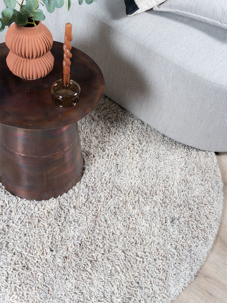Vloerkleed Berbero Pelosa Beige 101 - ø160 cm - Afbeelding 3