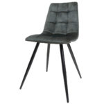 Eetkamerstoel Galgary Army Green 21 - Vintage Velvet