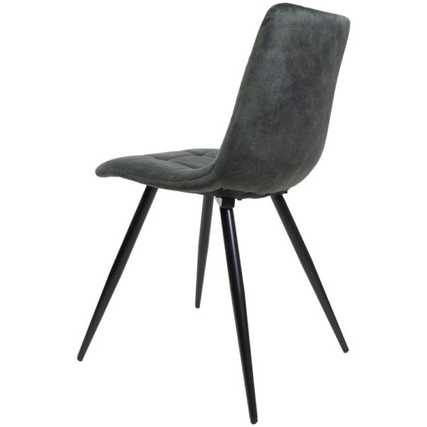 Eetkamerstoel Galgary Army Green 21 - Vintage Velvet - Afbeelding 3
