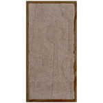 Wanddecoratie Devin Beige - Wool Hanging 40 x 80 cm