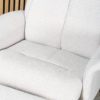 Relaxfauteuil Bindy + Hocker - Bouclé - Naturel - Afbeelding 5