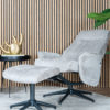 Relaxfauteuil Bindy + Hocker - Perfect Harmony - Taupe 04 - Afbeelding 4