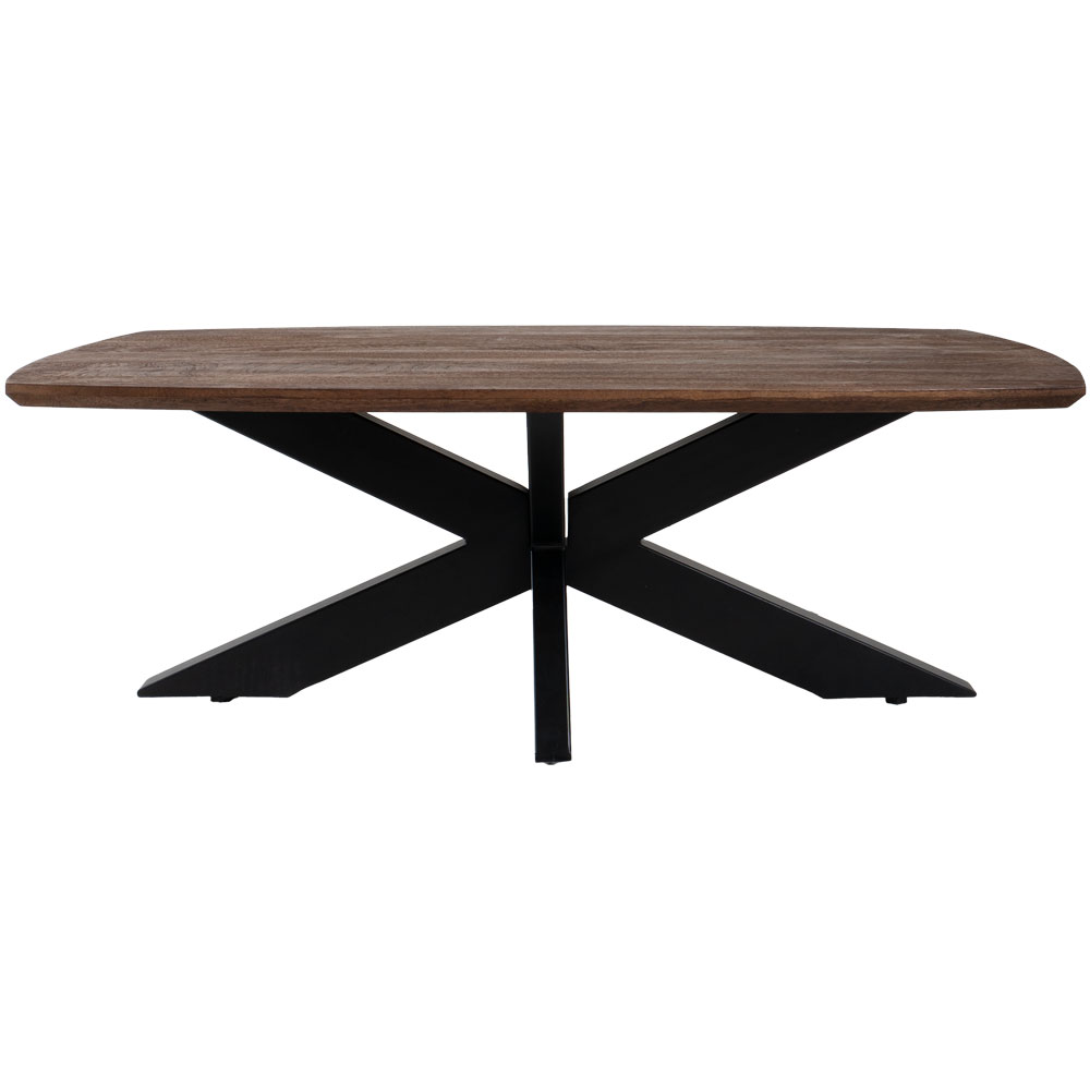 Het Steigerhouthuis Salontafel Felix - Espresso Mangohout - 120 x 55 cm