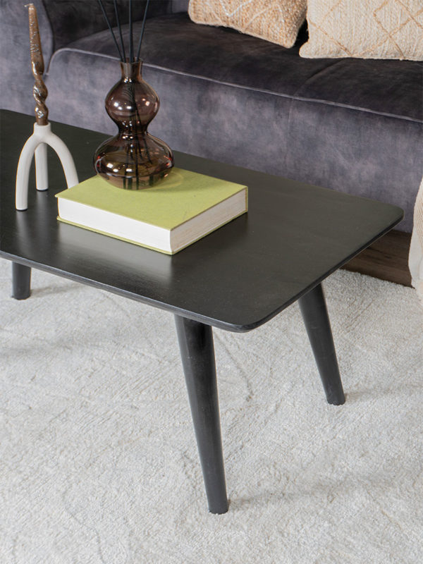 Salontafel James Zwart 110 x 60 cm - Afbeelding 2