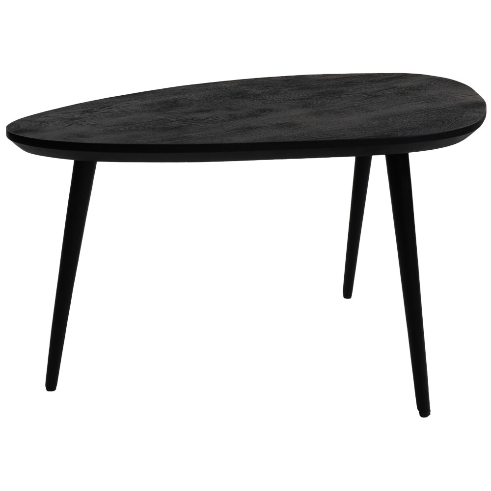 Het Steigerhouthuis Salontafel Manon Zwart 80 x 50 cm