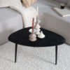Salontafel Manon Zwart 80 x 50 cm - Afbeelding 2