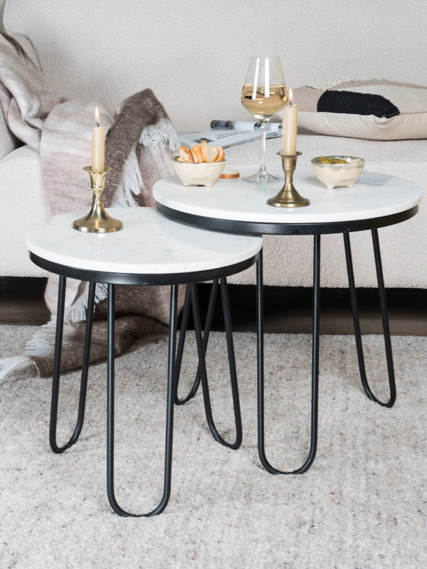 Salontafel Milan - Marmer - 49 cm - Afbeelding 2