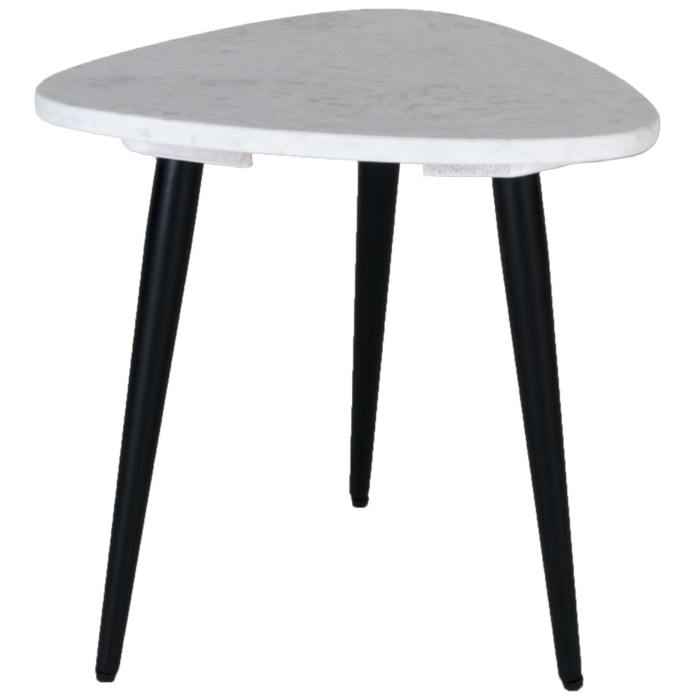 Het Steigerhouthuis Salontafel Milou - Marmer - 40 cm