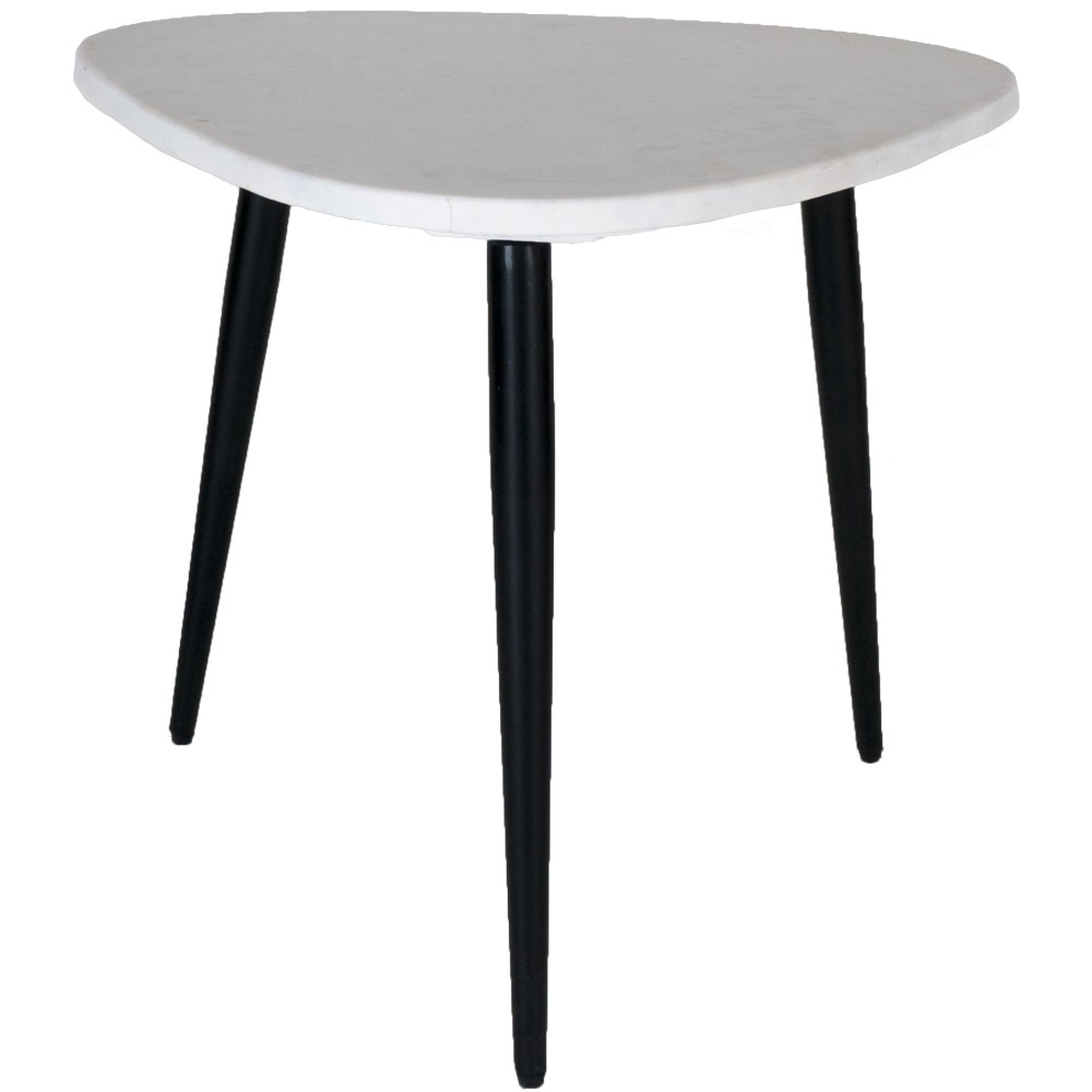 Het Steigerhouthuis Salontafel Milou - Marmer - 55 cm