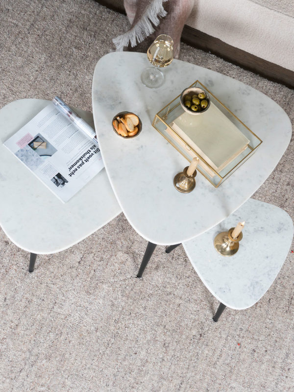 Salontafel Milou - Marmer - 55 cm - Afbeelding 4