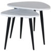 Salontafel Milou - Marmer - Set van 2 Klein