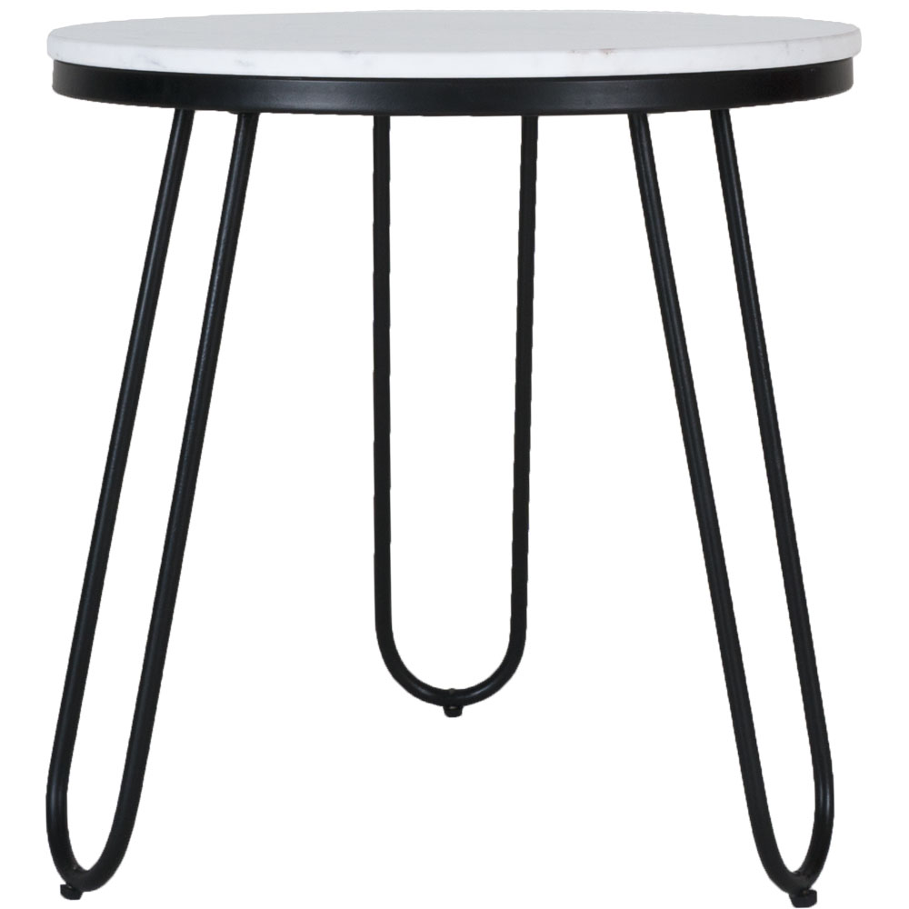 Het Steigerhouthuis Salontafel Milan - Marmer - 49 cm