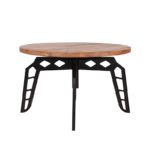 LABEL51 Salontafel Pebble - Rough - Mangohout - 80 cm - Rond