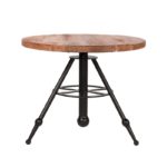 D-MAXX Salontafel Solid - Rough - Mangohout - 60 cm - Rond