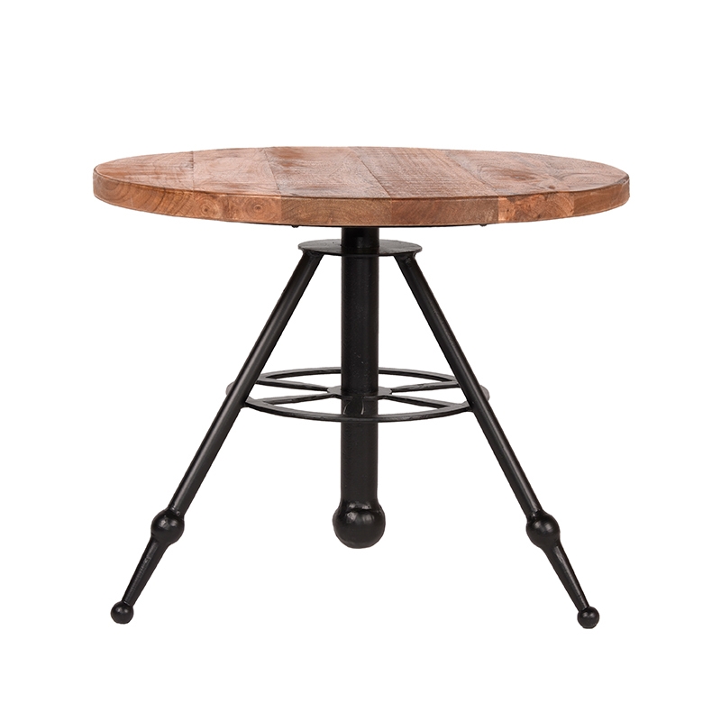 Het Steigerhouthuis D-MAXX Salontafel Solid - Rough - Mangohout - 60 cm - Rond