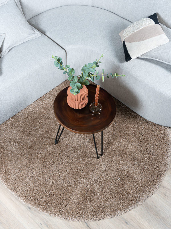 Karpet Rome Sand Rond ø200 cm - Afbeelding 2