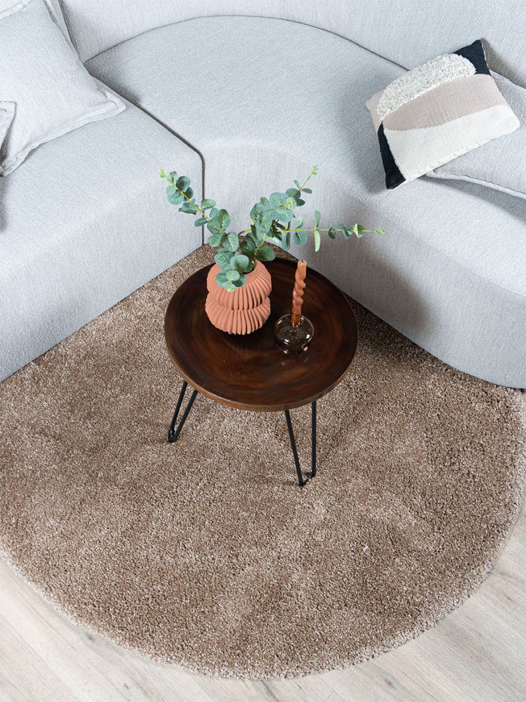 Karpet Rome Sand Rond ø200 cm - Afbeelding 2