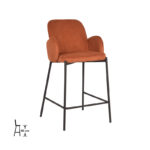 D-MAXX Barkruk Jari - Rust - Ribcord - Zithoogte 65