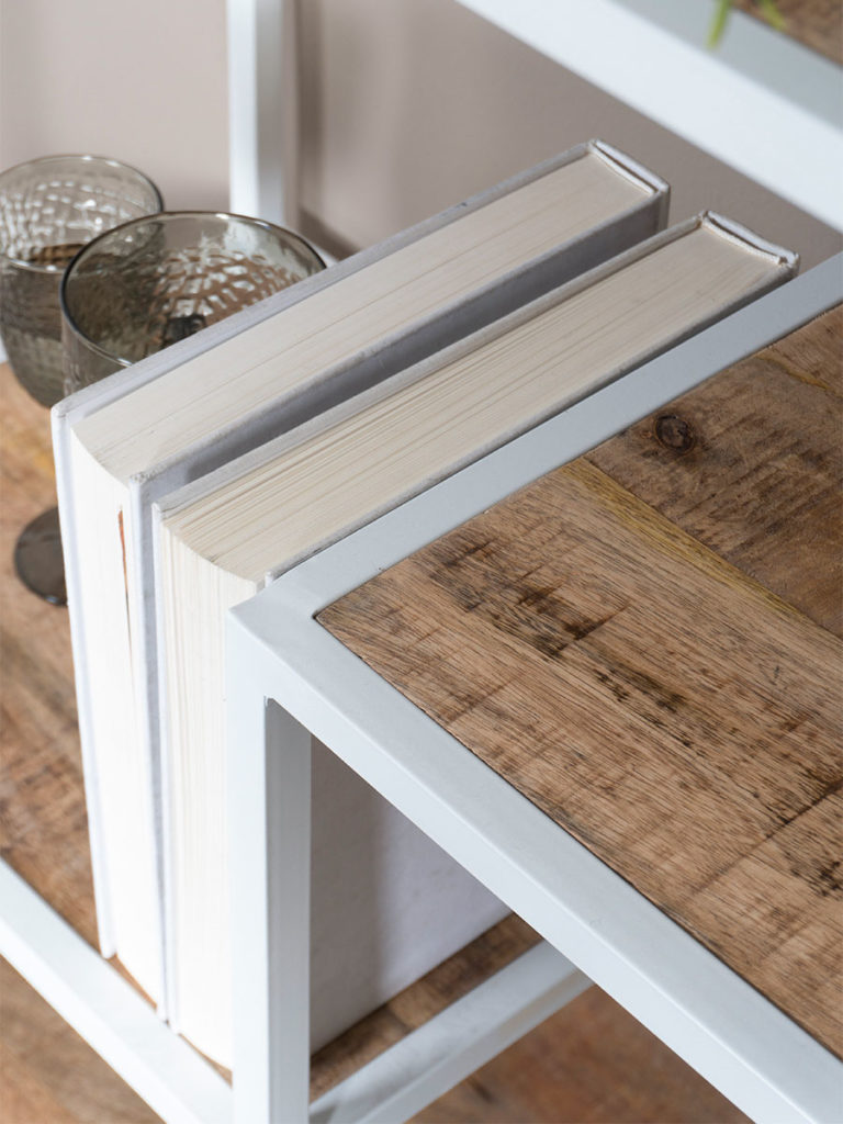 Vakkenkast Huub Wit 175 x 145 cm - Roomdivider - Afbeelding 4