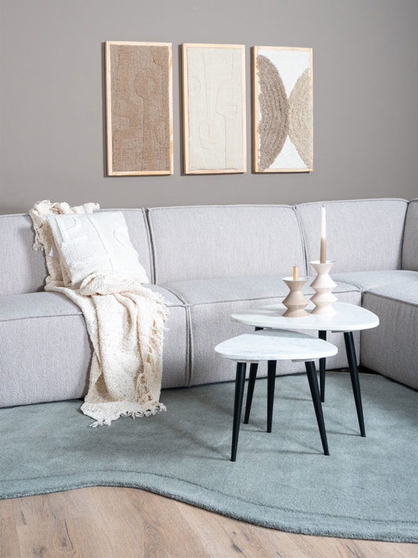 Vloerkleed Conga Taupe - Organisch 200 x 280 cm - Afbeelding 2