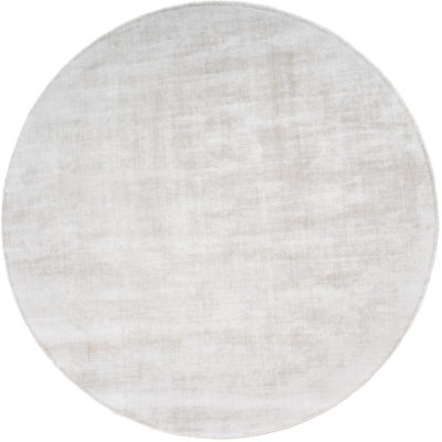 Vloerkleed Cos - Viscose Ivory Rond ø200 cm