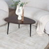 Vloerkleed Cos - Viscose Beige Rond ø200 cm - Afbeelding 2