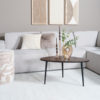 Vloerkleed Cos - Viscose Ivory 160 x 230 cm - Afbeelding 3