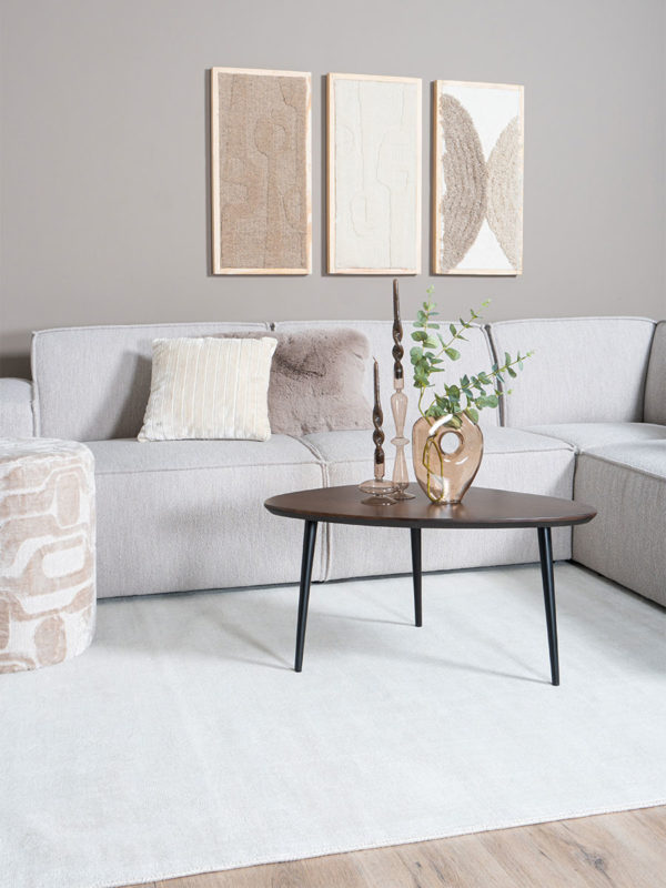 Vloerkleed Cos - Viscose Ivory 160 x 230 cm - Afbeelding 3