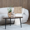 Vloerkleed Cos - Viscose Ivory Rond ø200 cm - Afbeelding 3