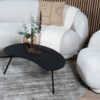 Vloerkleed Cos - Viscose Taupe Rond ø150 cm - Afbeelding 2