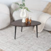Vloerkleed Cross Beige - Rond ø200 cm - Afbeelding 2