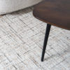 Vloerkleed Cross Beige - Rond ø200 cm - Afbeelding 4