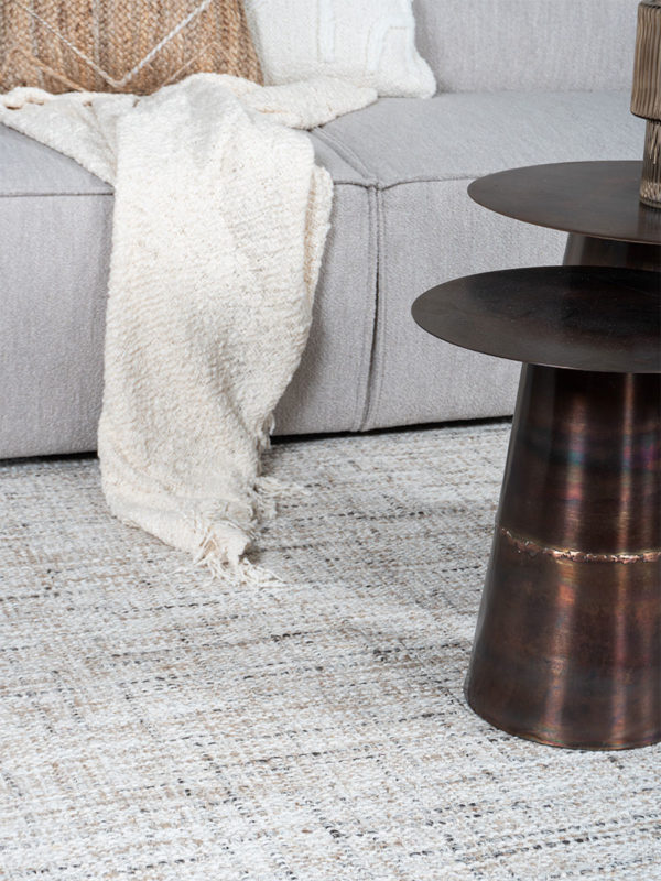 Vloerkleed Cross Beige - 160 x 230 cm - Afbeelding 4